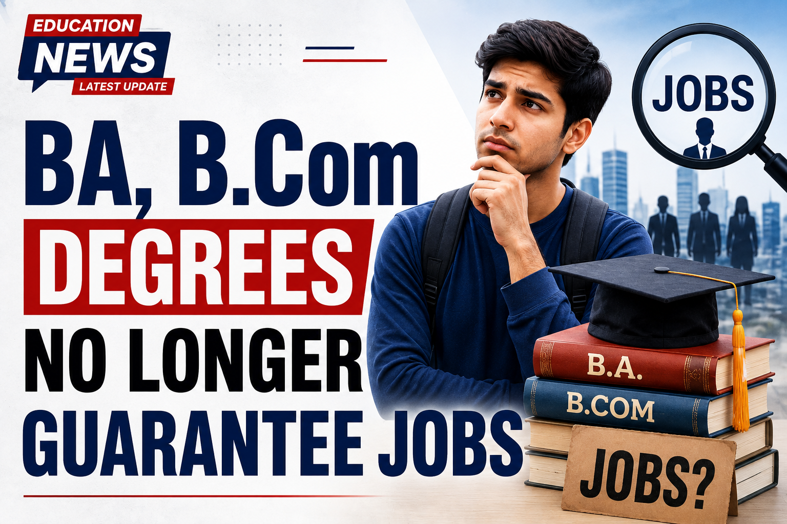 BA, B.Com Degrees No Longer Guarantee Jobs