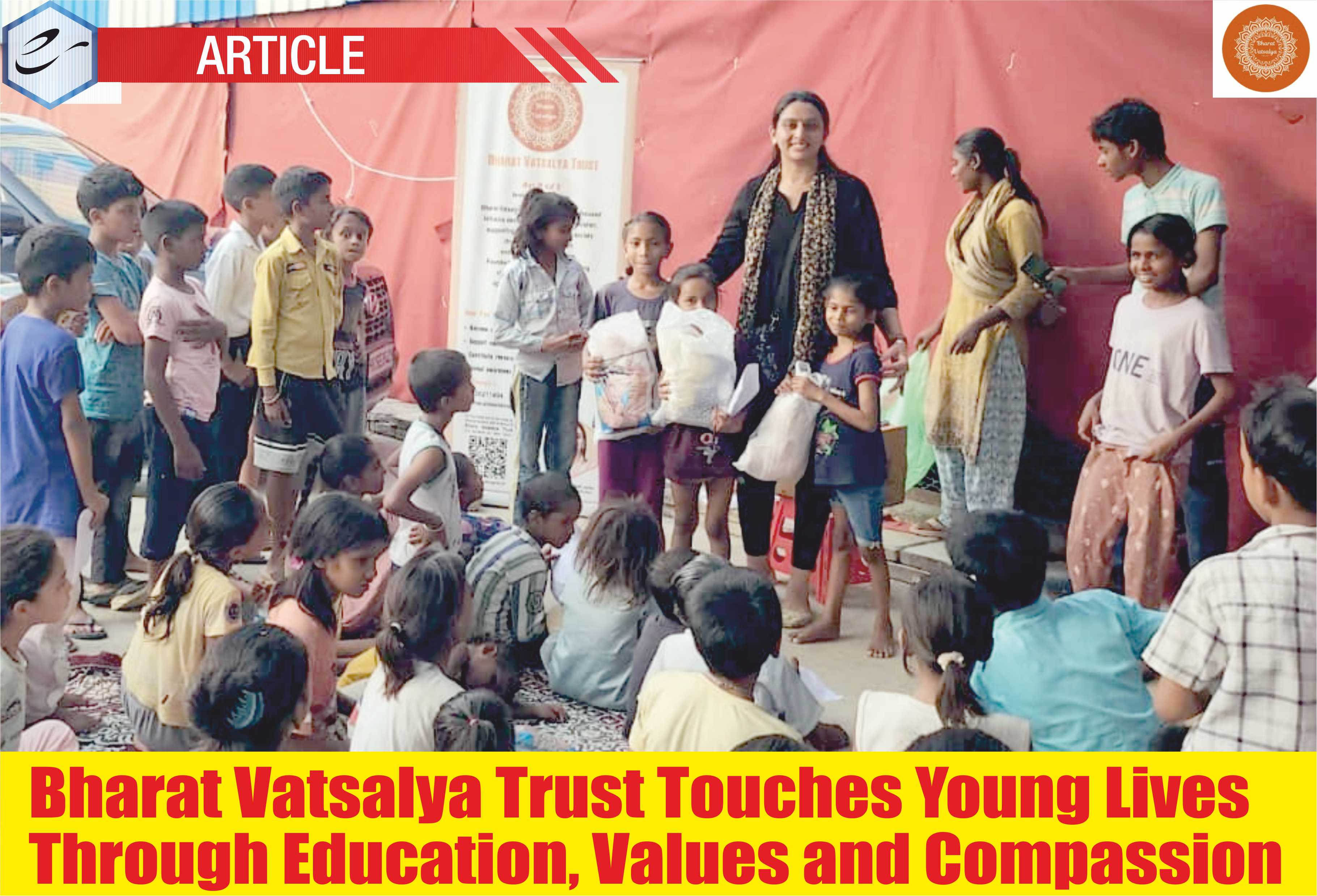 Bharat Vatsalya Trust Touches Young Lives Through…