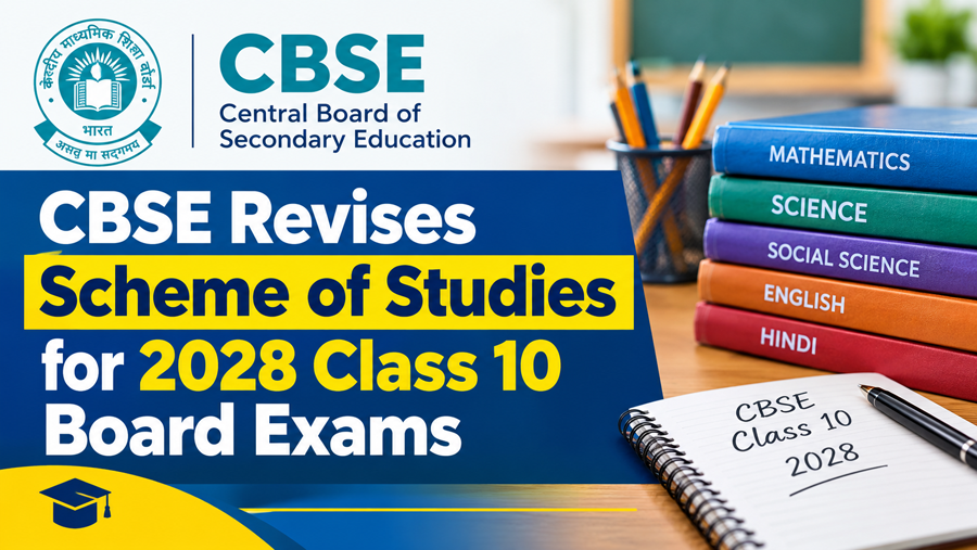 CBSE Revises Scheme of Studies for 2028 Class 10 …