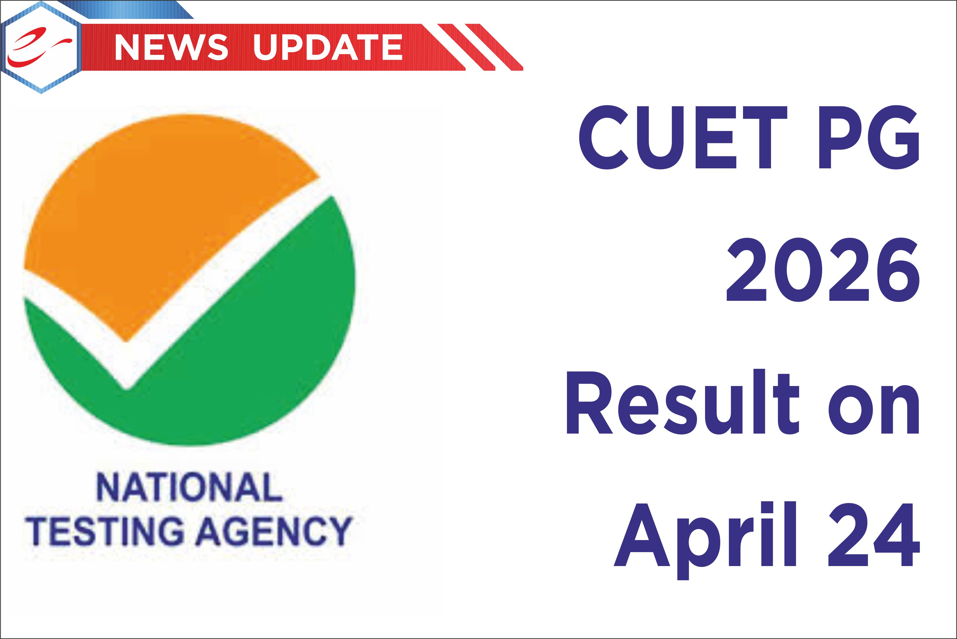 CUET PG 2026 result on April 24