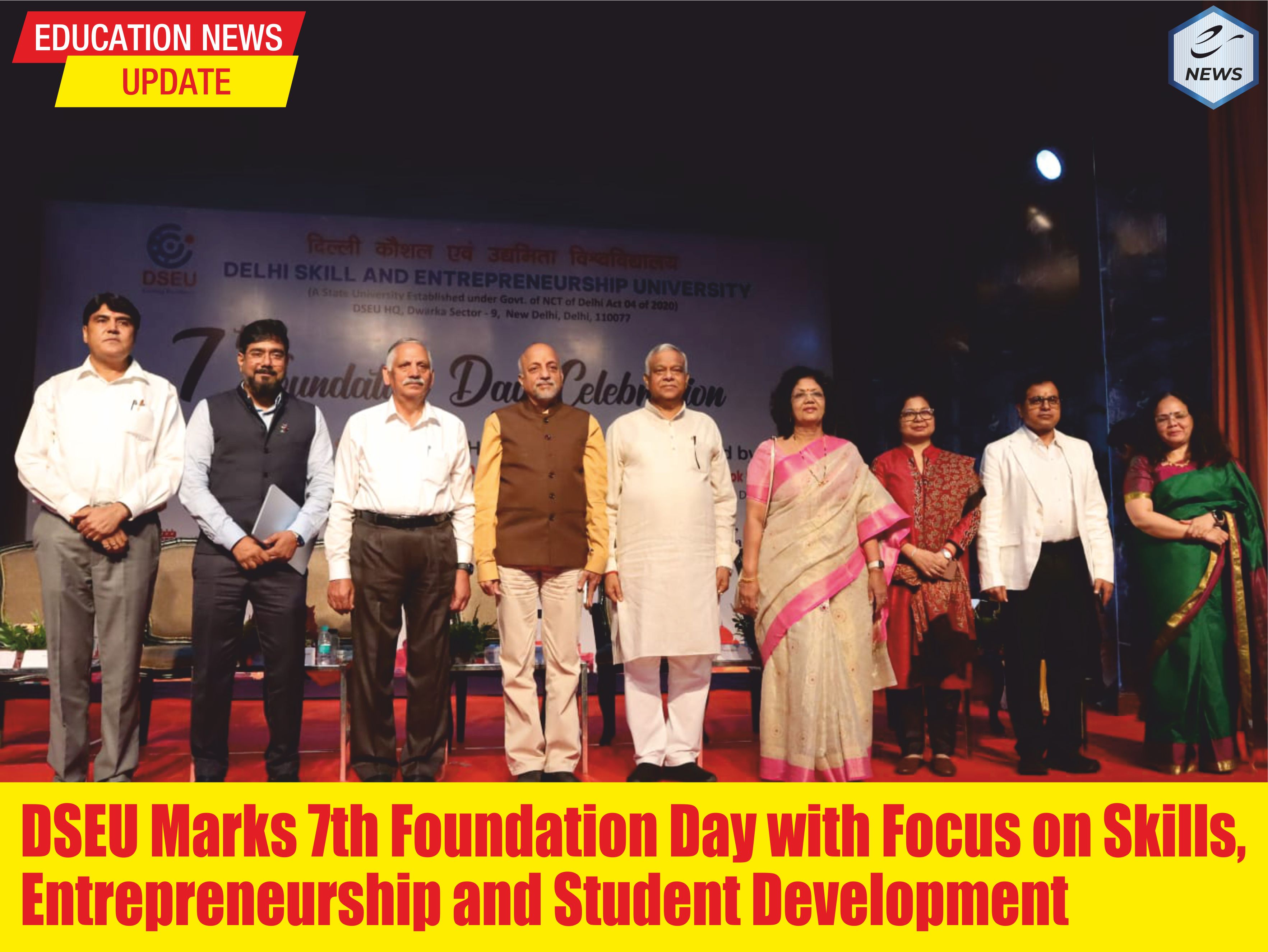 DSEU Marks 7th Foundation Day with Focus on Skill…