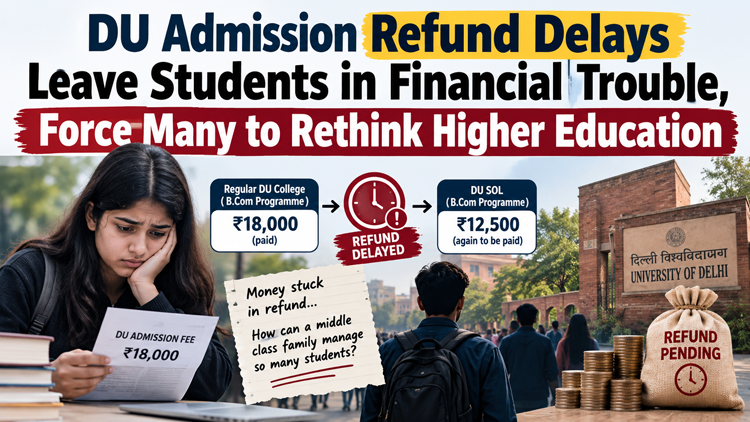 DU Admission Refund Delays Leave Students in Fina…