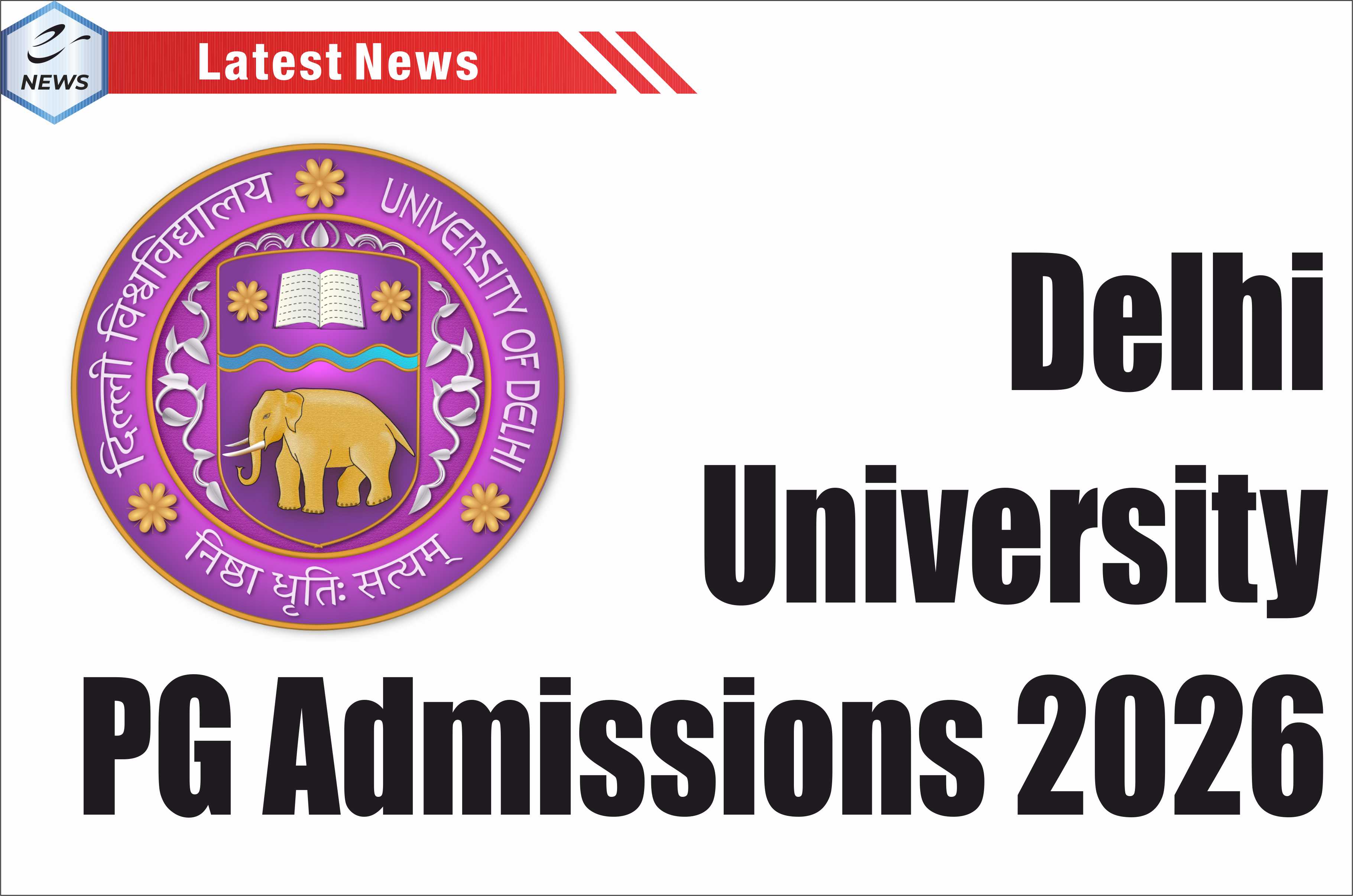 Delhi University PG Admissions 2026