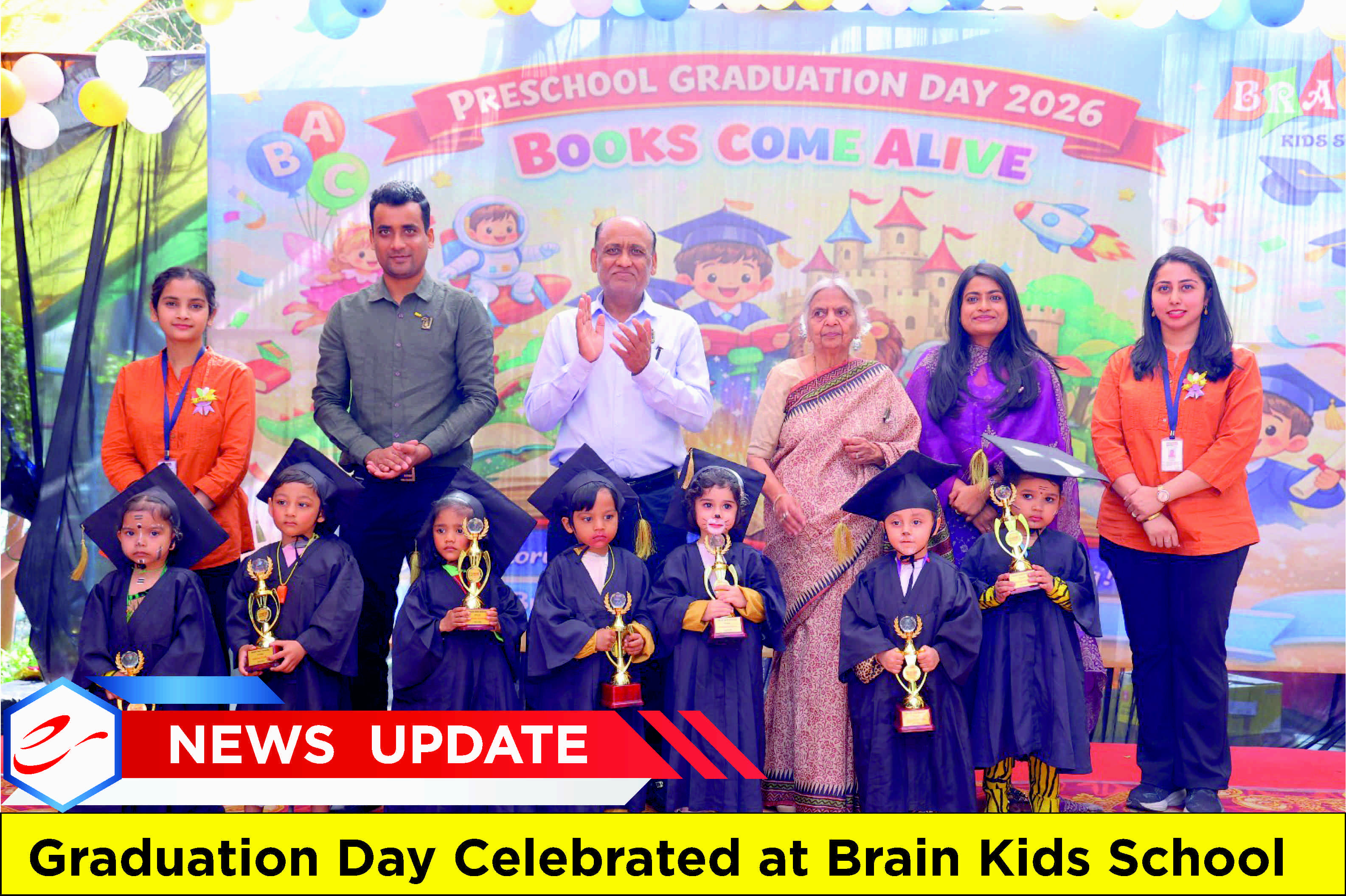 Graduation Day Celebrated at Brain Kids School 