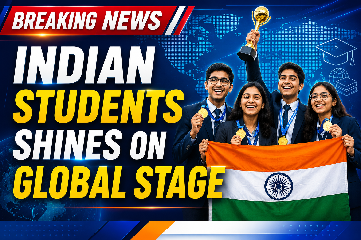 Indian Students Shines on Global Stage