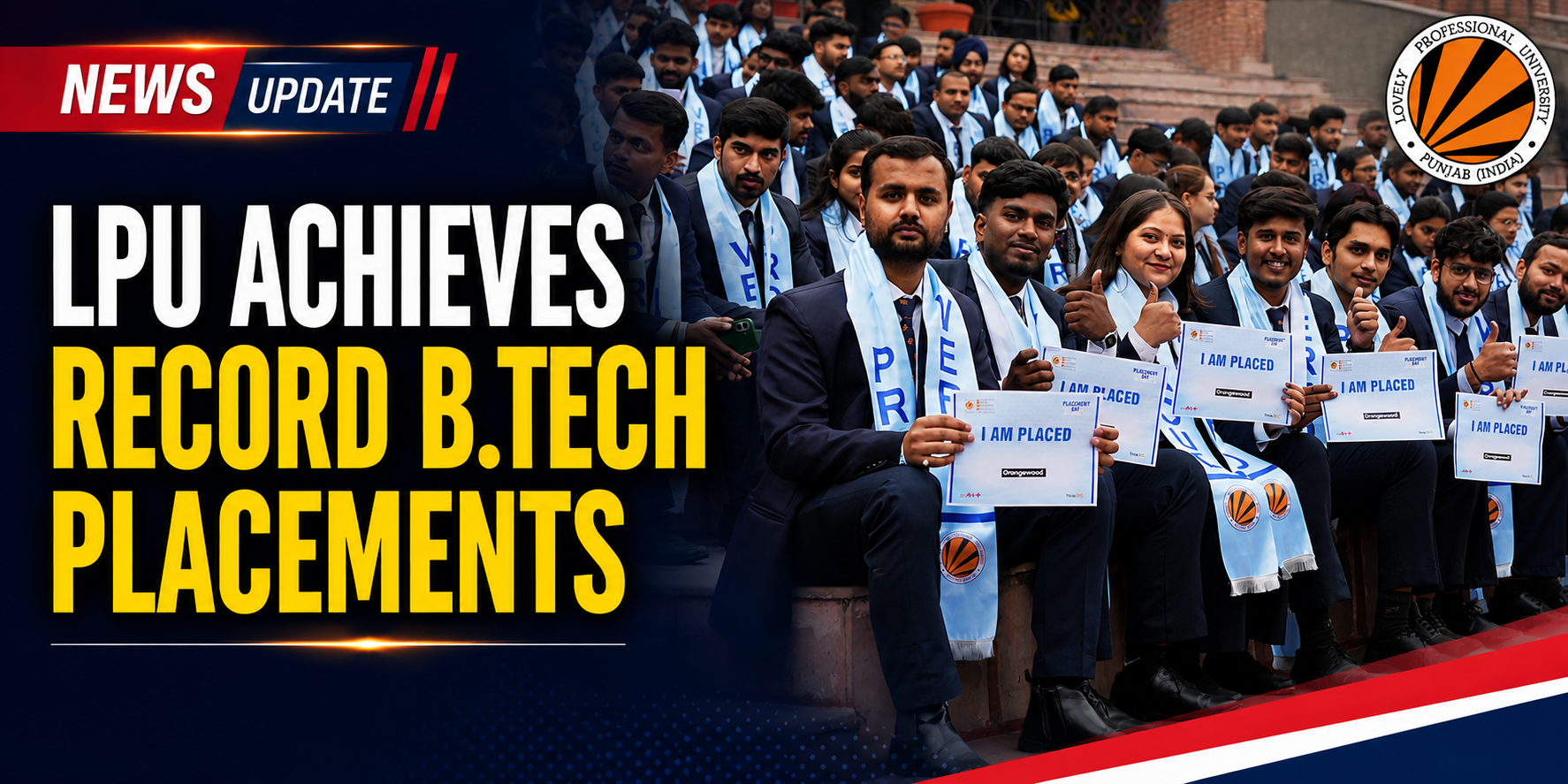 LPU Achieves Record B.Tech Placements with Indust…