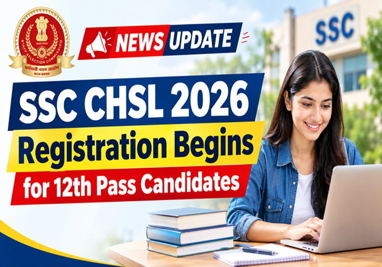 SSC CHSL 2026 Registration Begins for 12th Pass Candidates