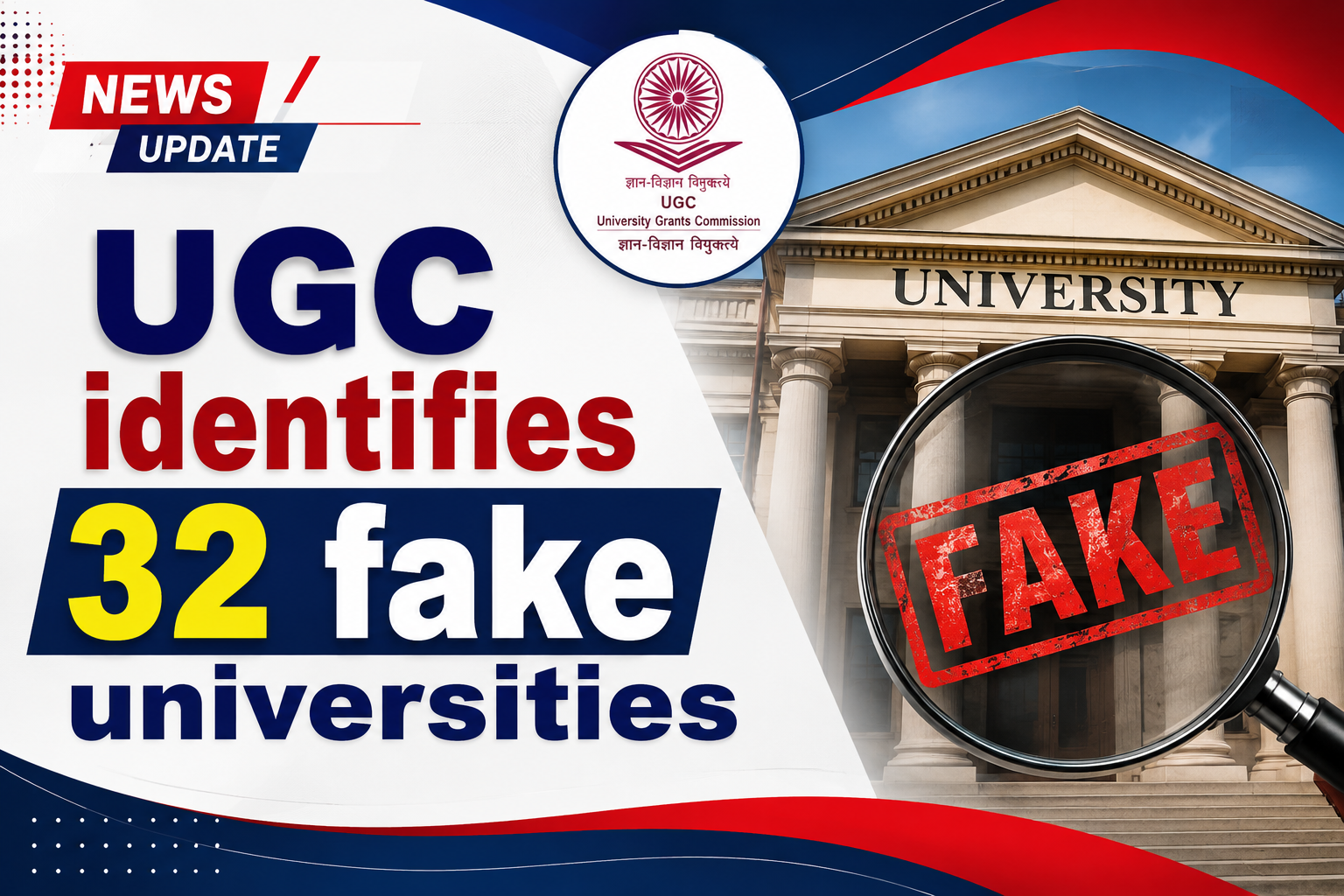 UGC identifies 32 fake universities